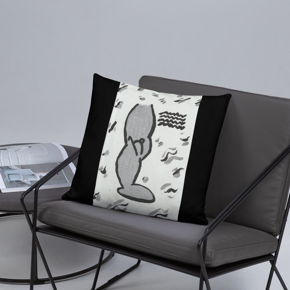 zodiac Capricorn Basic Pillow