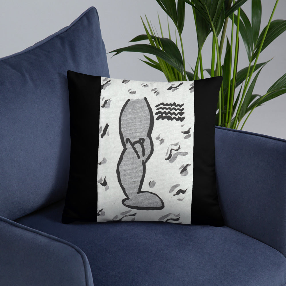 zodiac Capricorn Basic Pillow