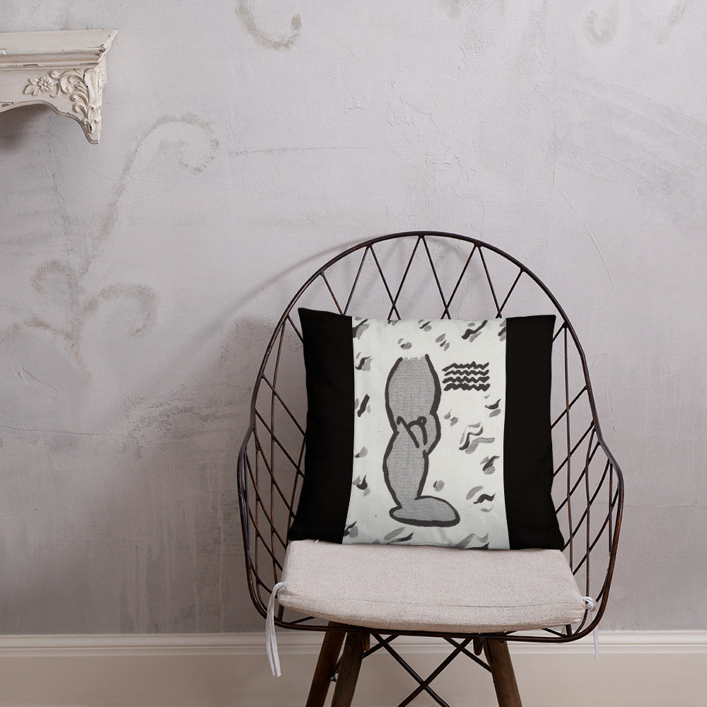 zodiac Capricorn Basic Pillow