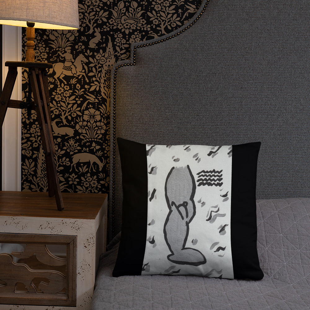 zodiac Capricorn Basic Pillow