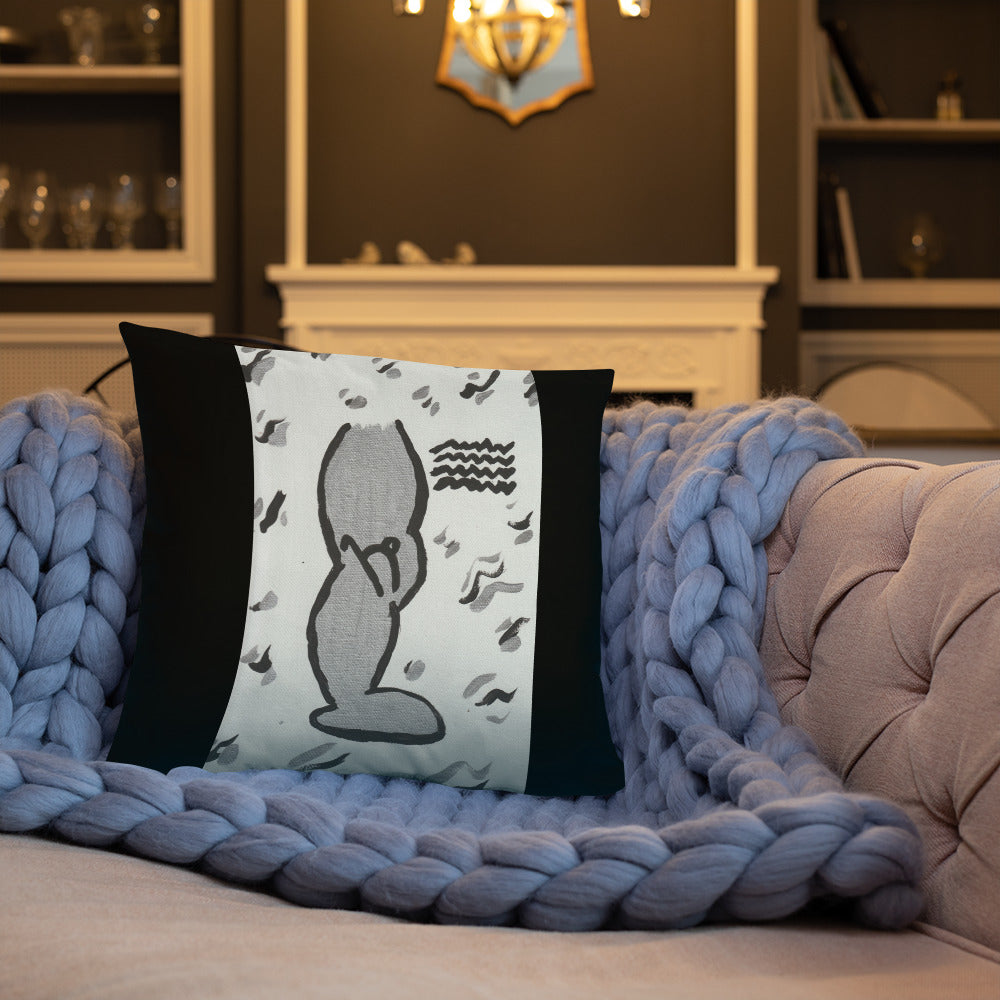 zodiac Capricorn Basic Pillow