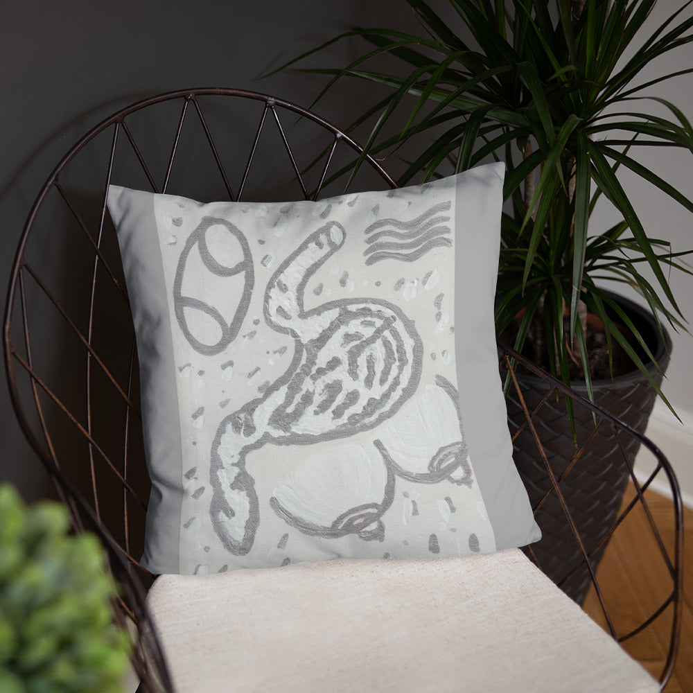 zodiac cancer Basic Pillow