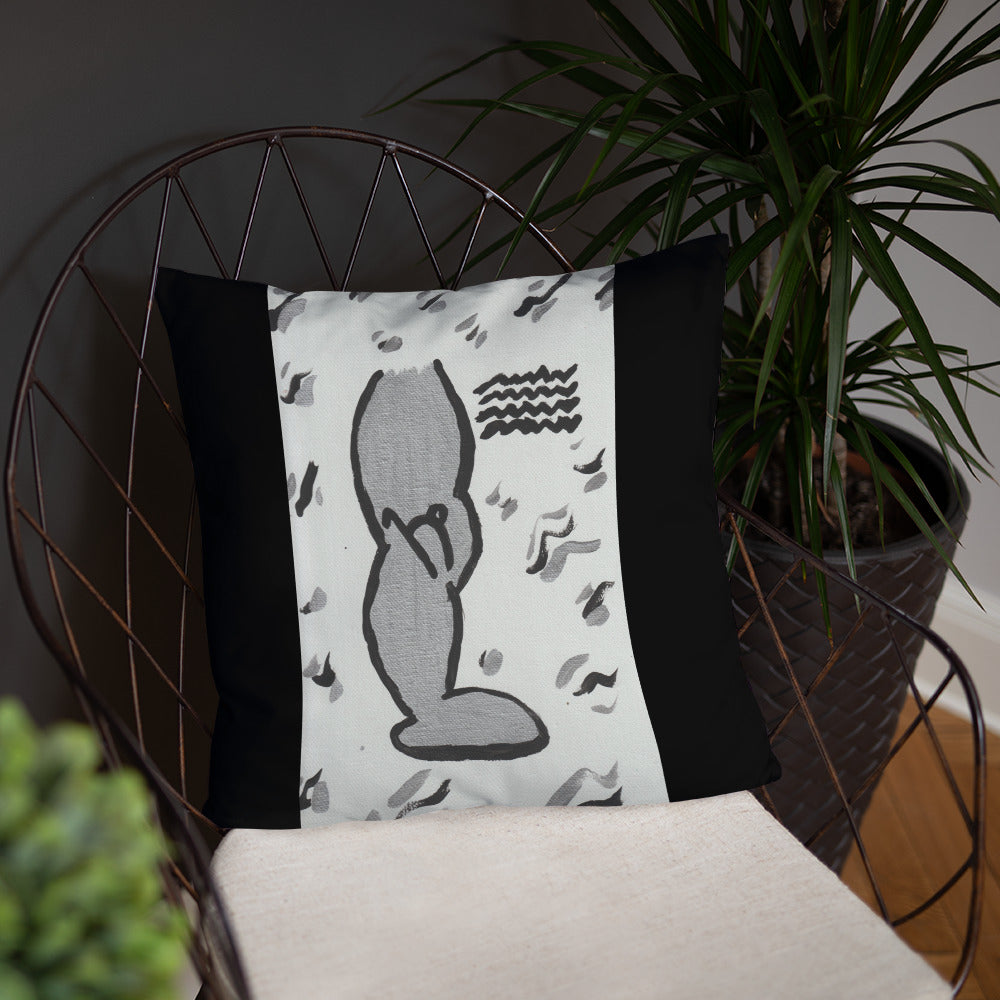 zodiac Capricorn Basic Pillow