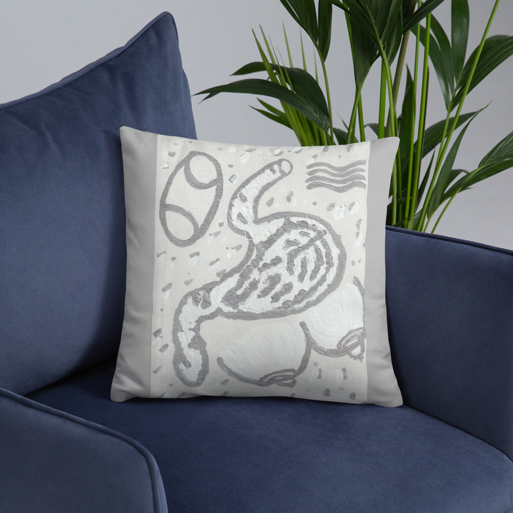 zodiac cancer Basic Pillow