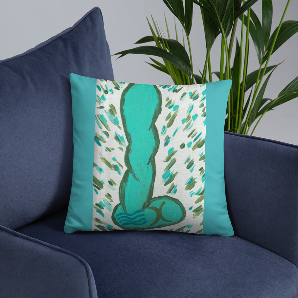 zodiac Pisces Basic Pillow