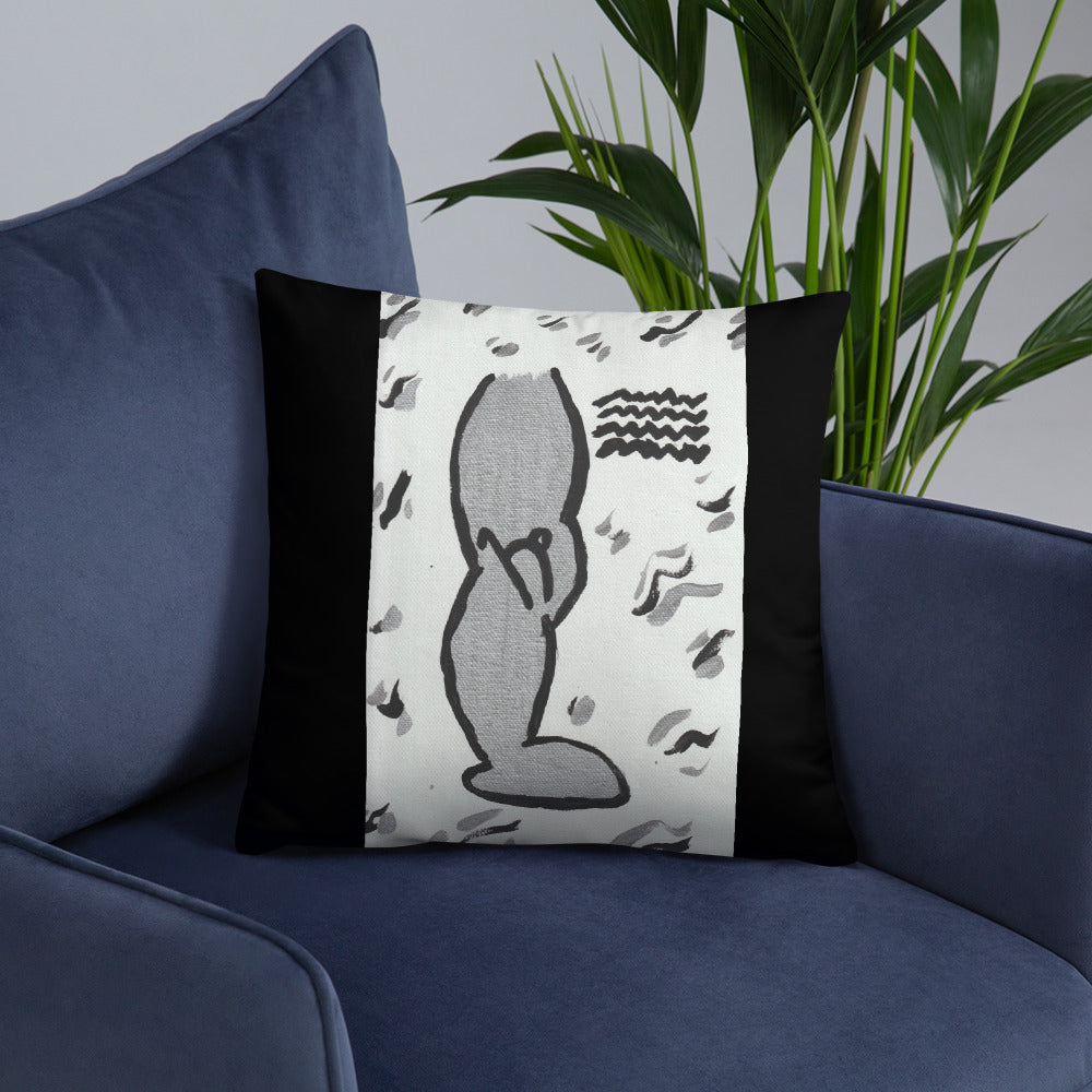 zodiac Capricorn Basic Pillow