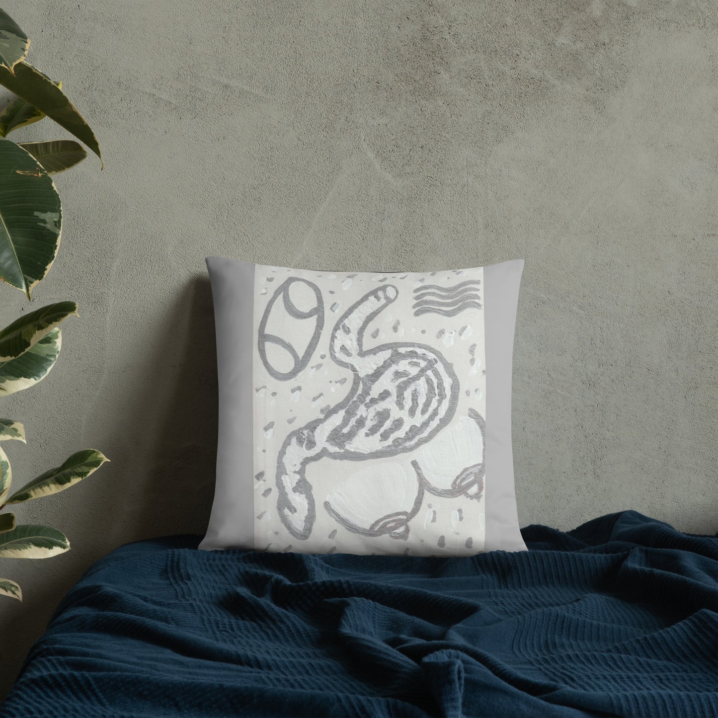 zodiac cancer Basic Pillow
