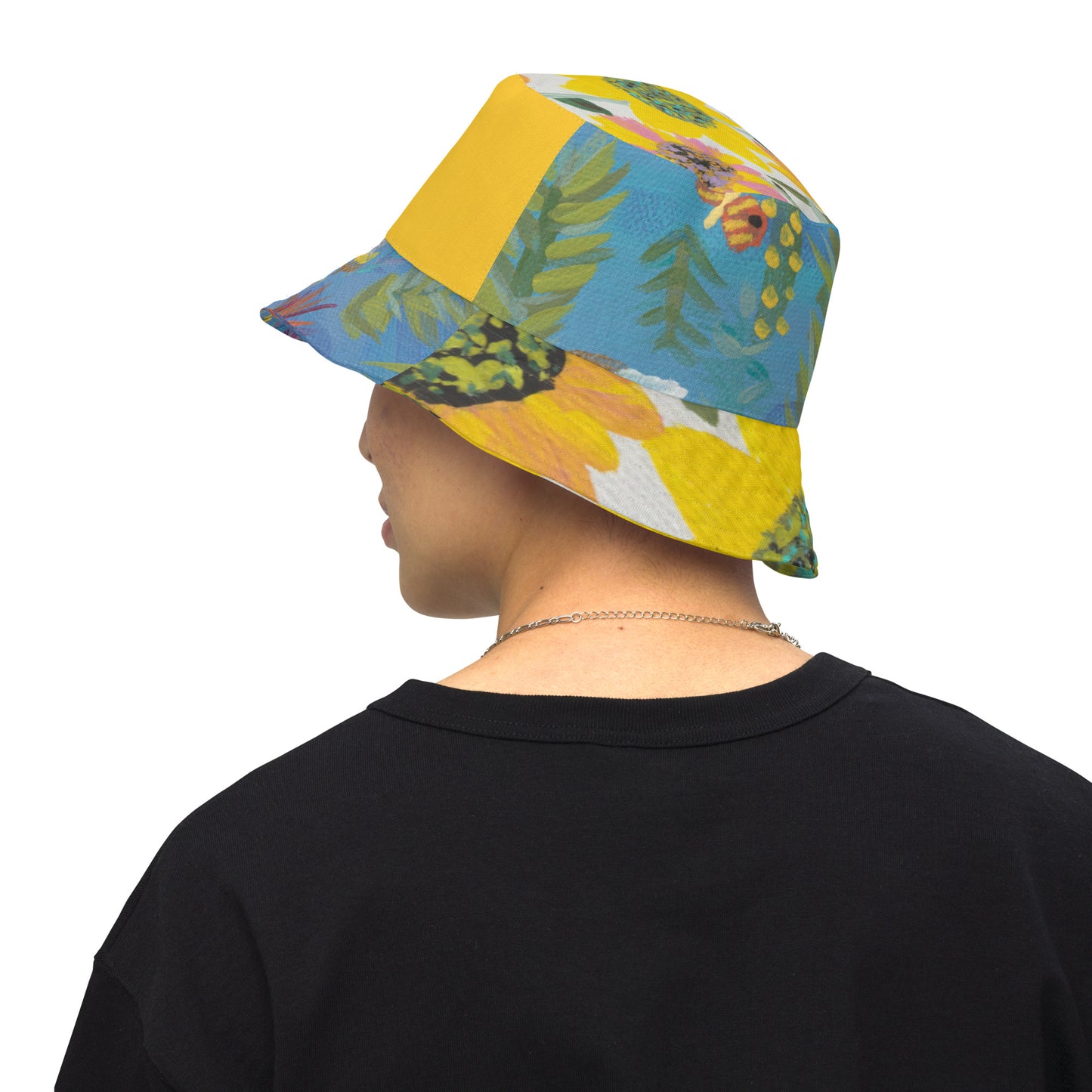 AFC Kidz Art™ Ocean AKA Zinnia™ Collection Reversible bucket hat
