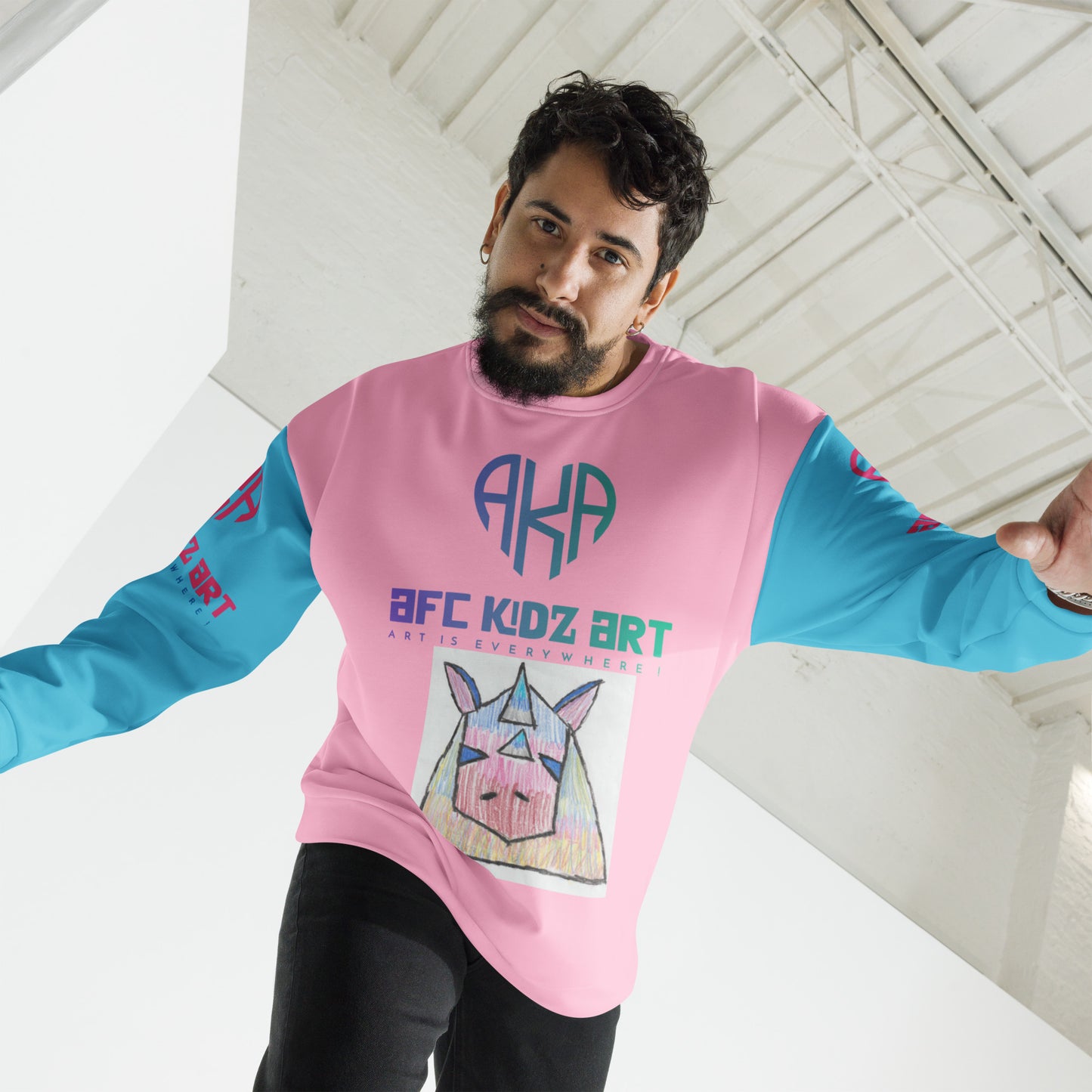 AKA™ SANJ™ Uni Rhino Unisex Sweatshirt