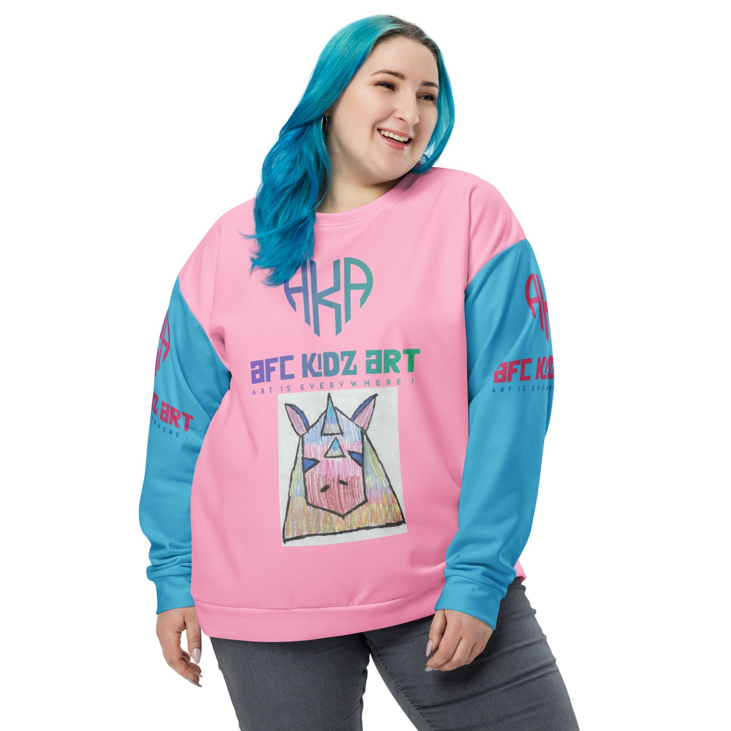 AKA™ SANJ™ Uni Rhino Unisex Sweatshirt