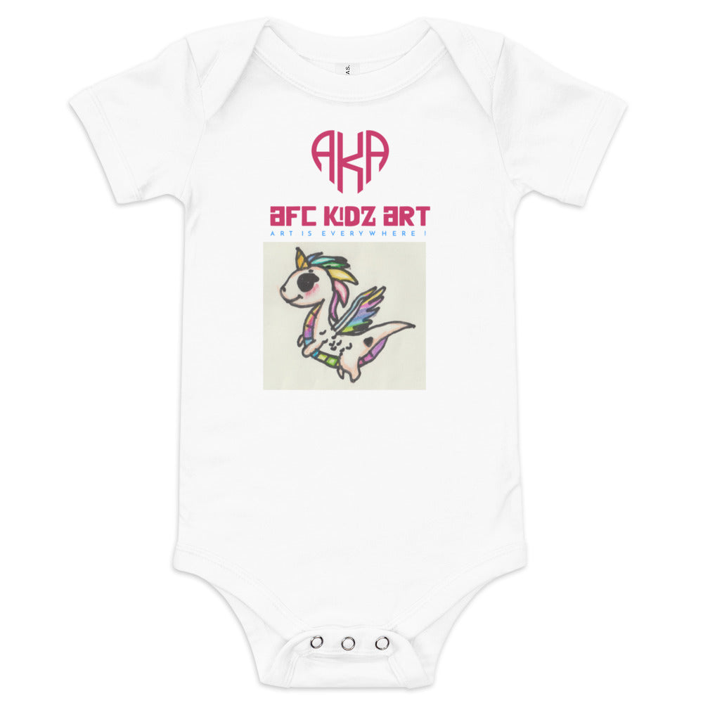 AKA™ SANJ™ Flamer Baby short sleeve one piece