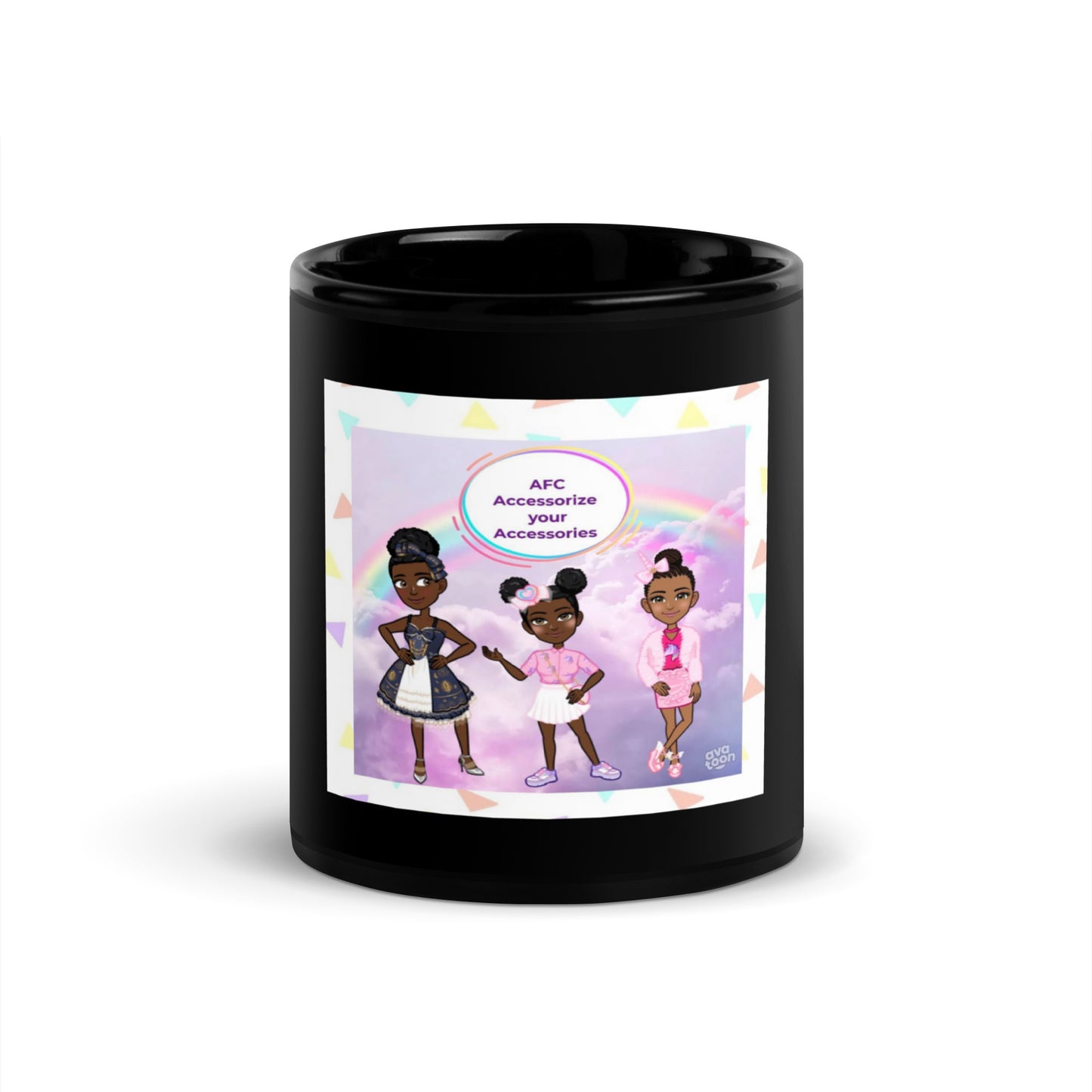 AFC Kidz Art™ Presents AYA™ Limited Edition Black Mug