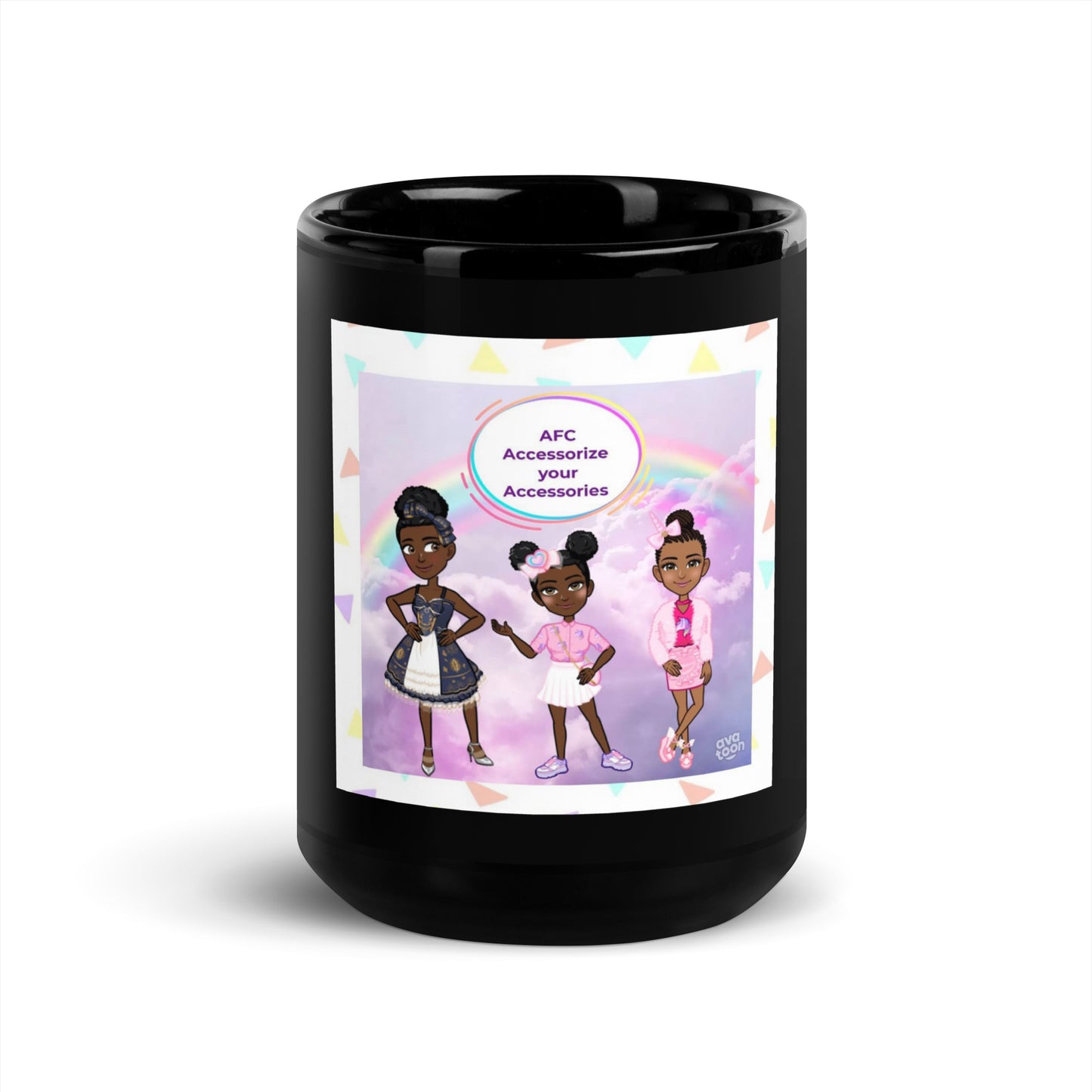 AFC Kidz Art™ Presents AYA™ Limited Edition Black Mug