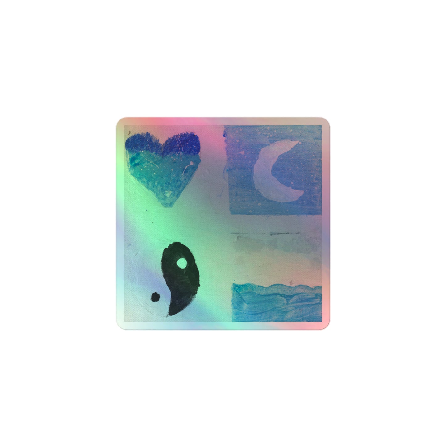 LOVE By ZOEY Holographic stickers