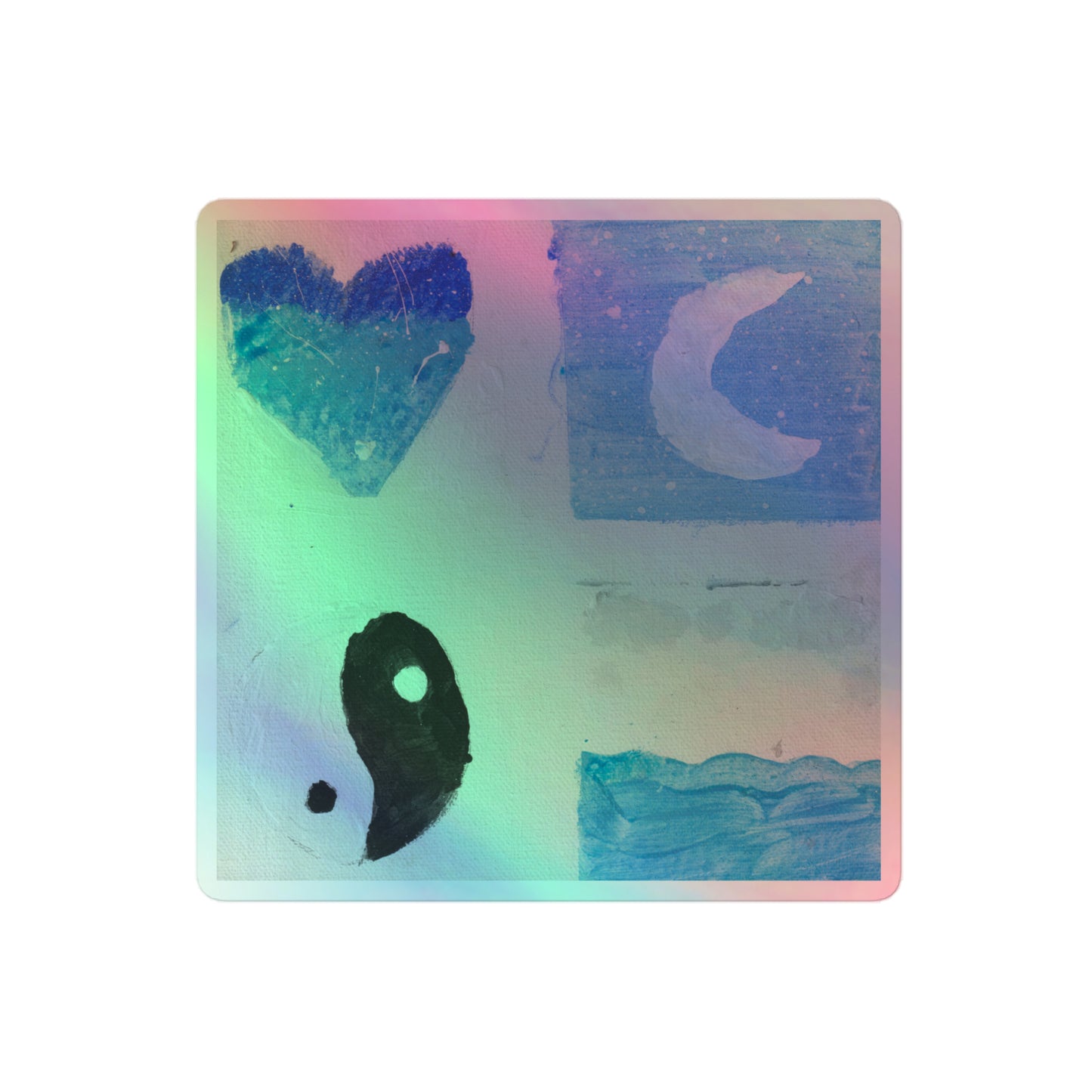 LOVE By ZOEY Holographic stickers
