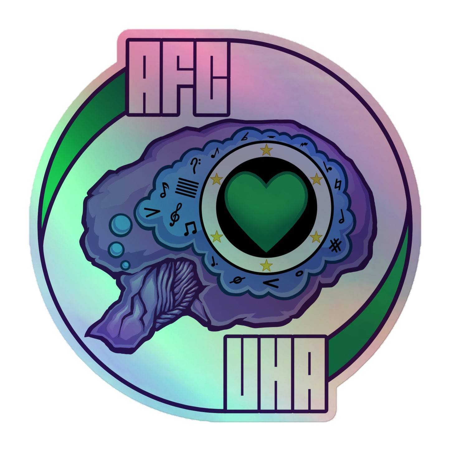 AFC UHA™ Holographic stickers