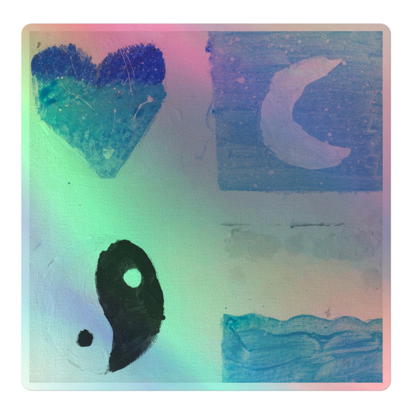 LOVE By ZOEY Holographic stickers