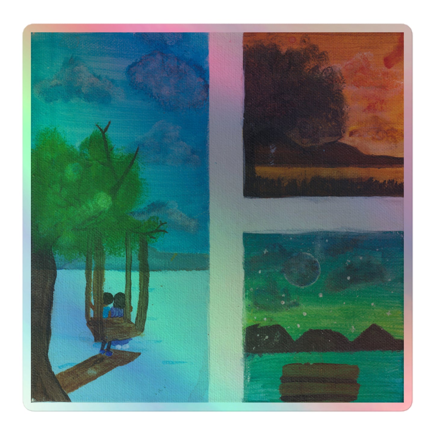 AKA™ "YOU GROW" By Naomi AF Holographic stickers