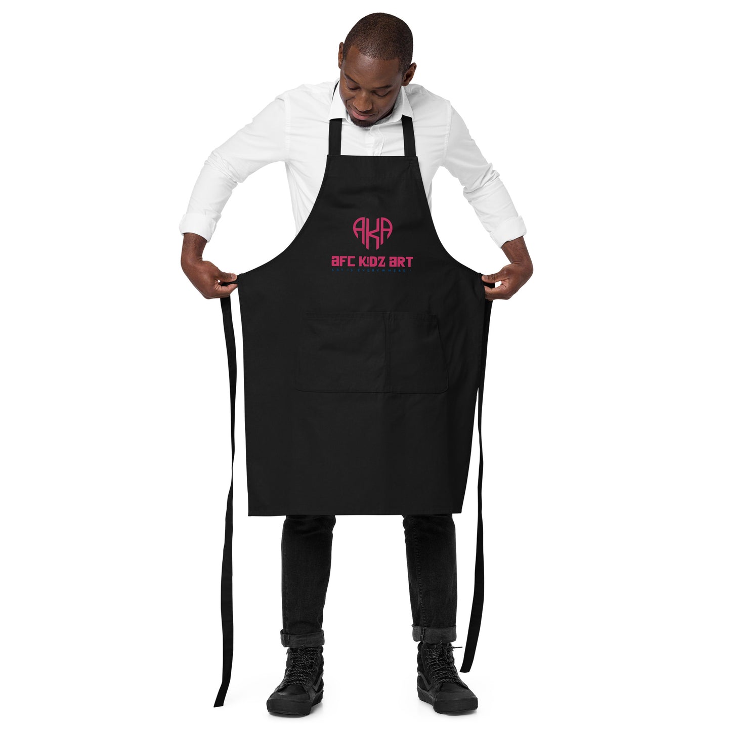 AKA™ Hot Pink Organic Cotton Apron