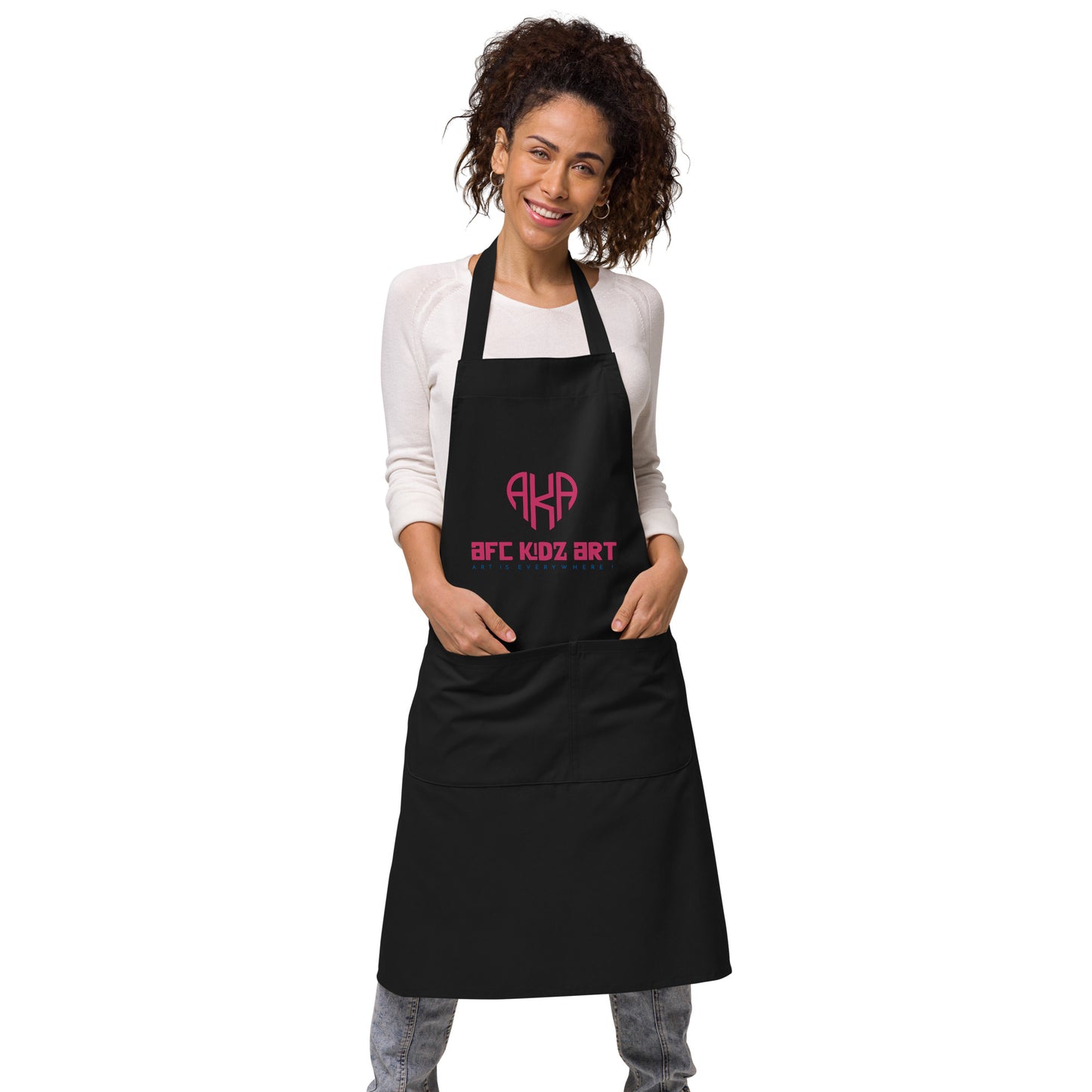 AKA™ Hot Pink Organic Cotton Apron