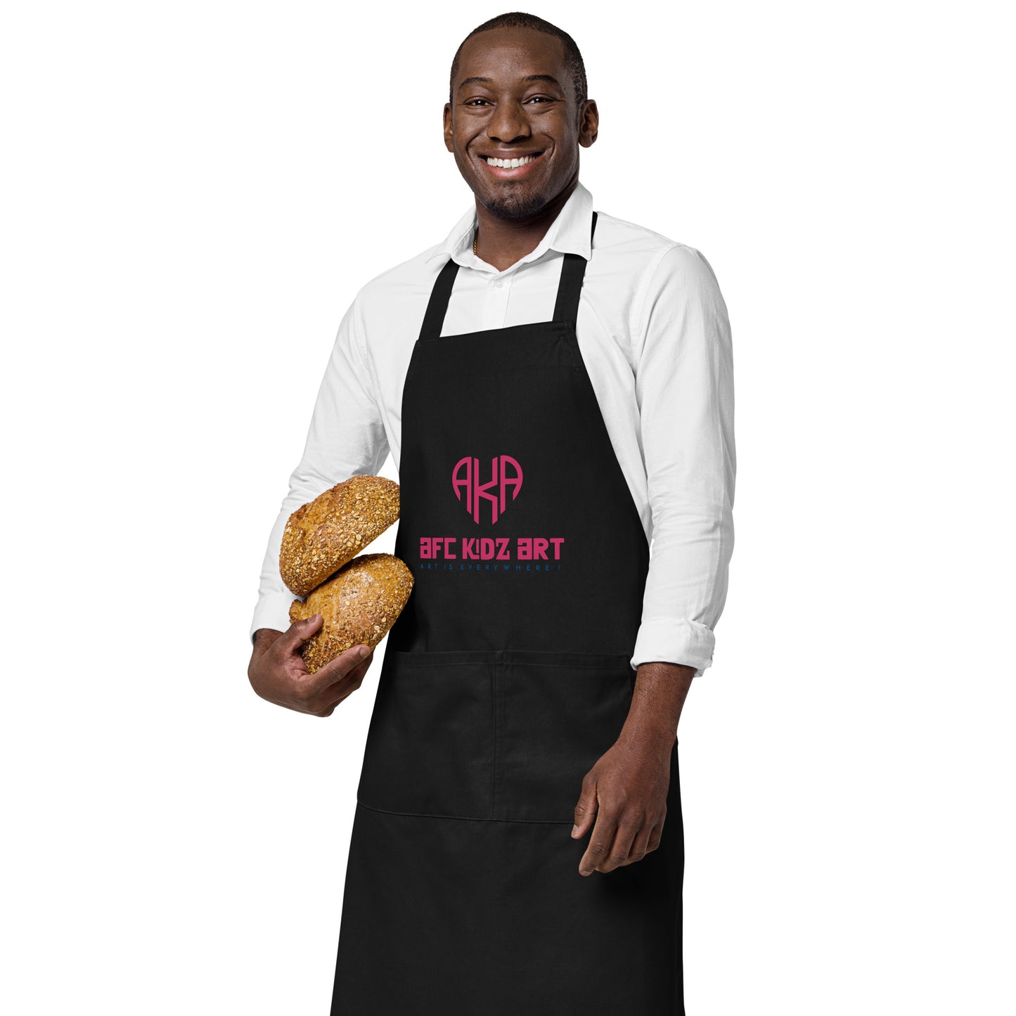 AKA™ Hot Pink Organic Cotton Apron