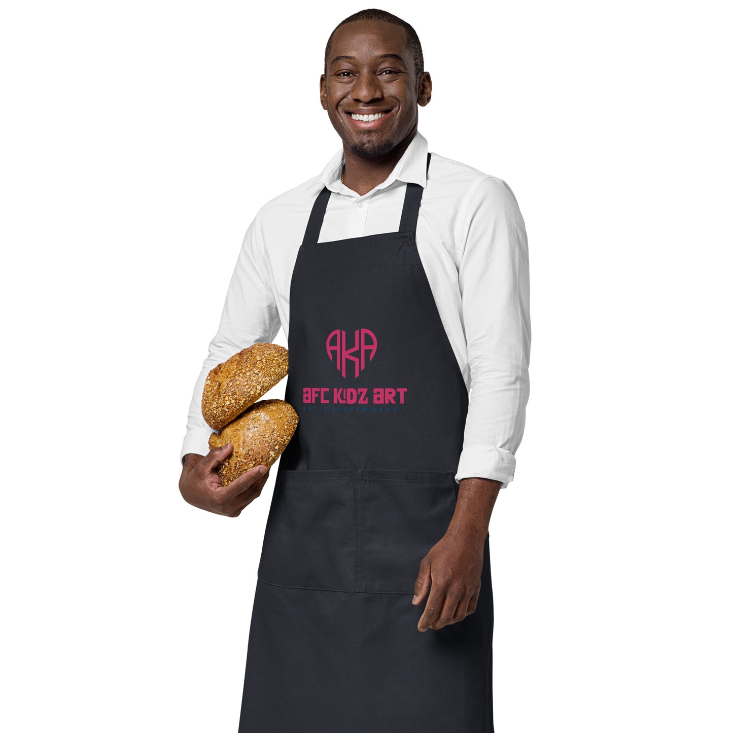AKA™ Hot Pink Organic Cotton Apron