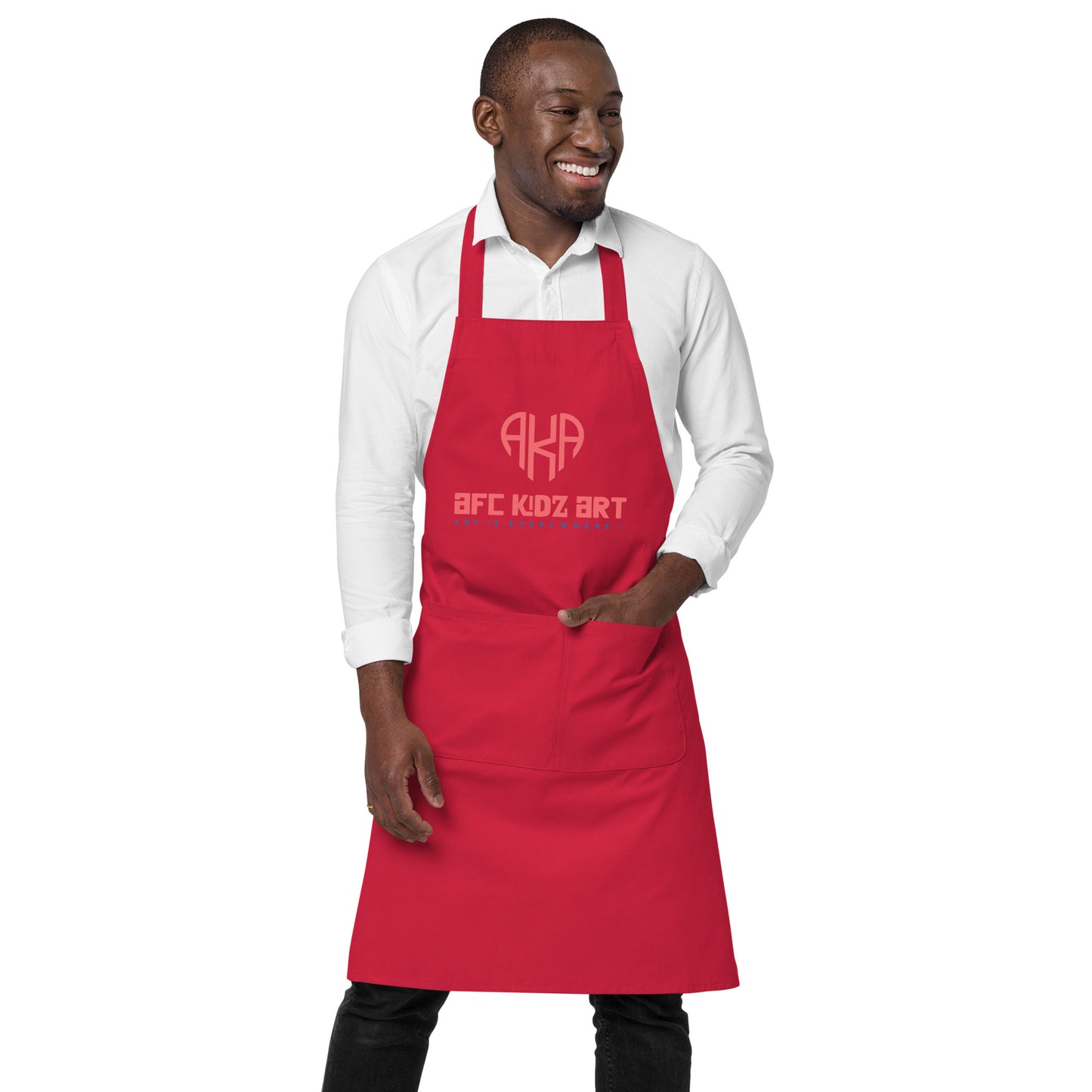 AKA™ Pink Organic Cotton Apron