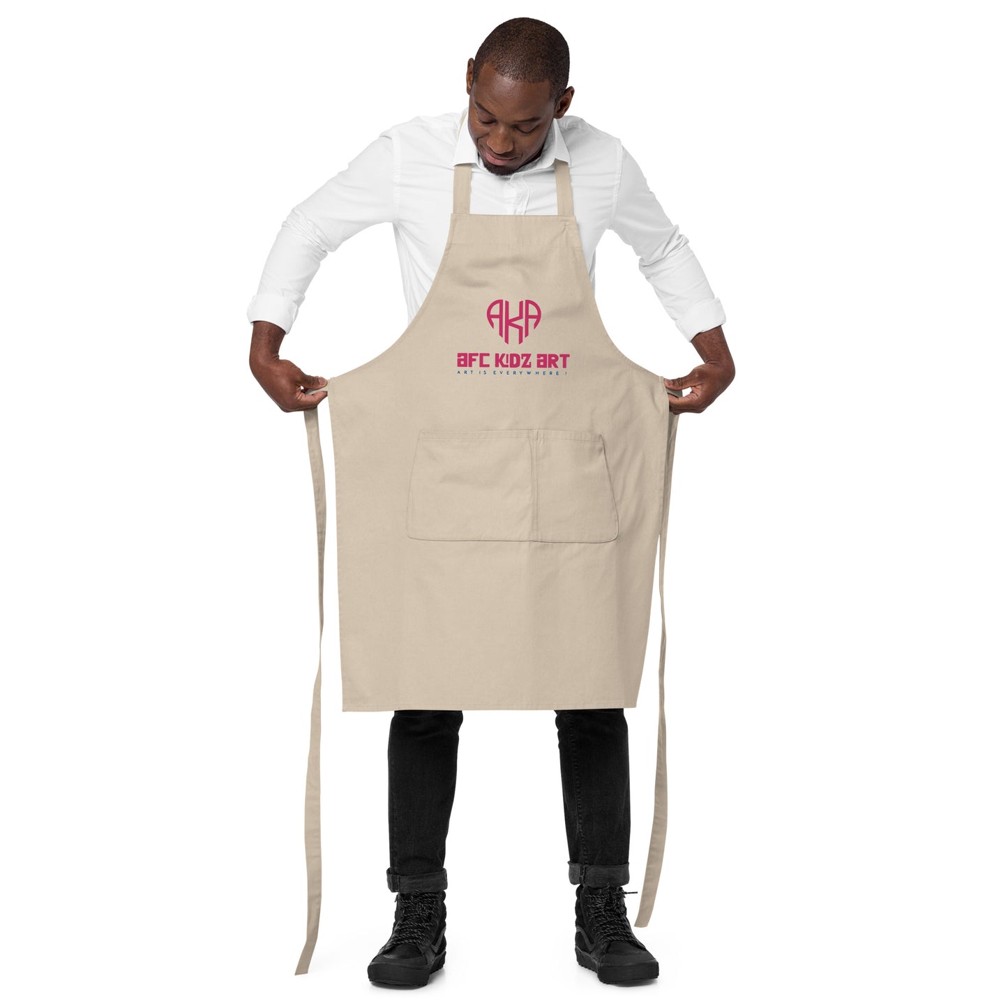AKA™ Hot Pink Organic Cotton Apron