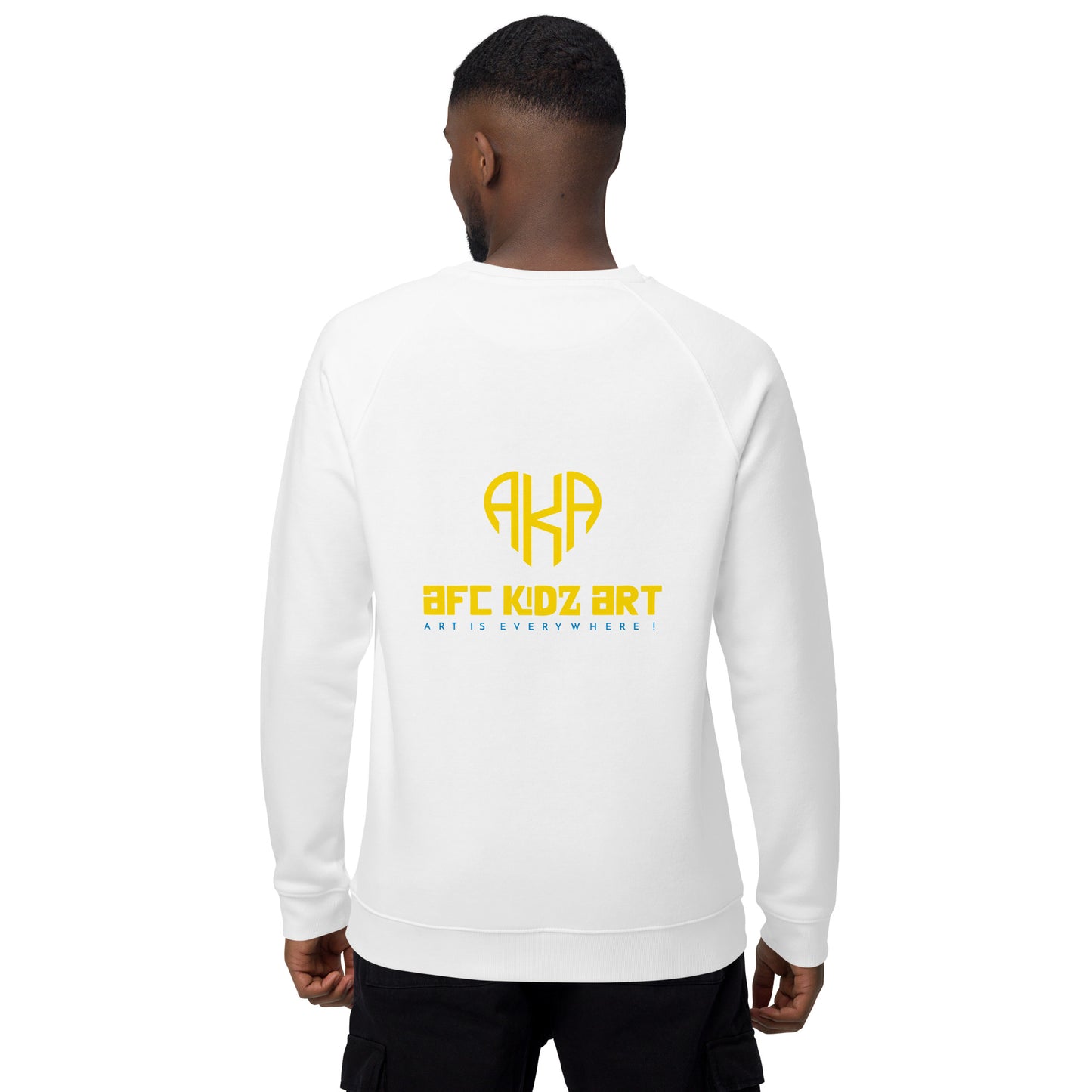 zodiac gemini Unisex organic raglan sweatshirt