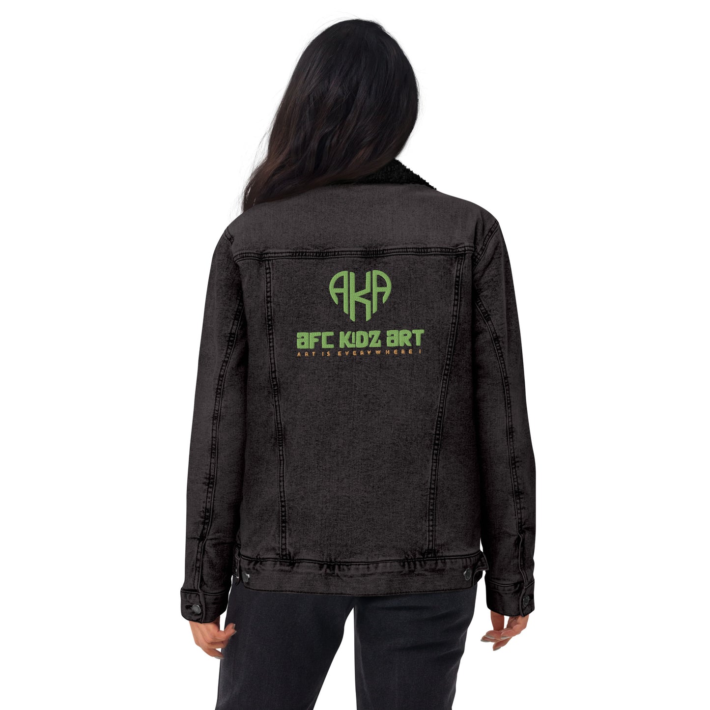 AFC Kidz Art™ Unisex denim sherpa jacket