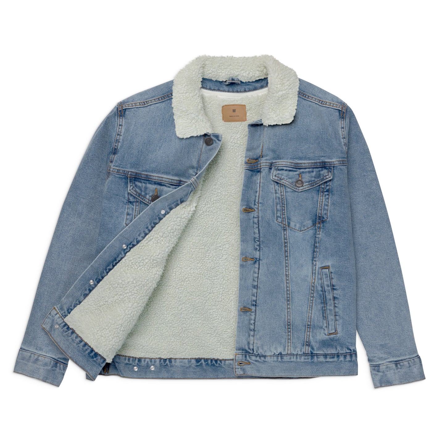 AFC Kidz Art™ Unisex denim sherpa jacket