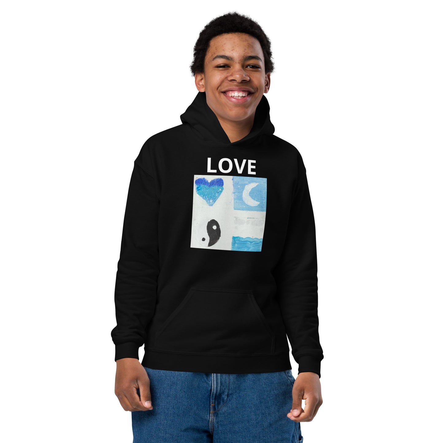 LOVE By ZOEY Youth heavy blend hoodie