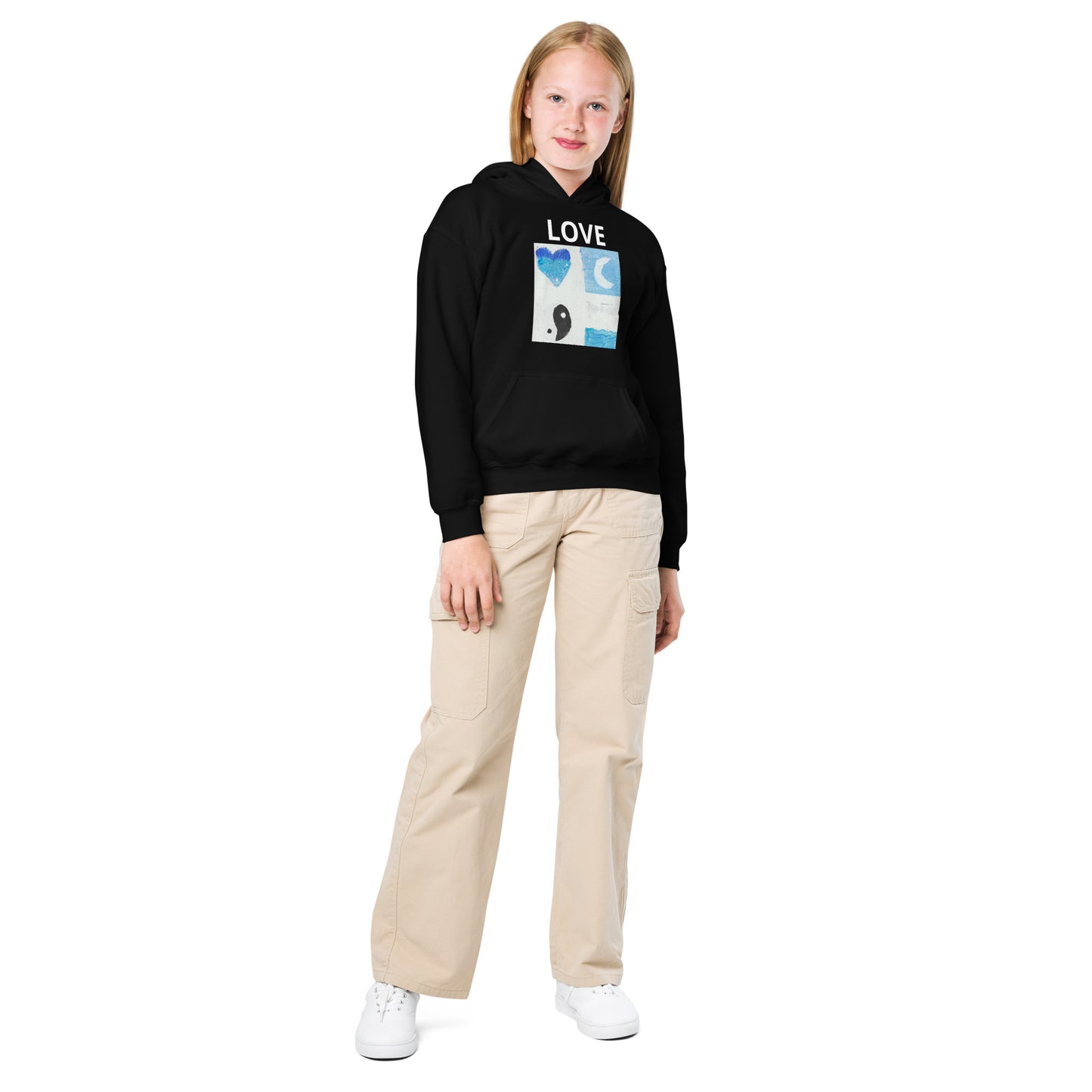 LOVE By ZOEY Youth heavy blend hoodie