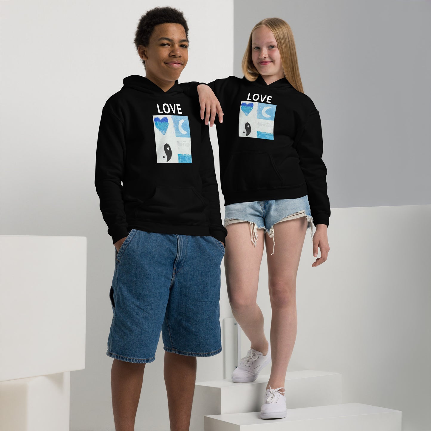LOVE By ZOEY Youth heavy blend hoodie