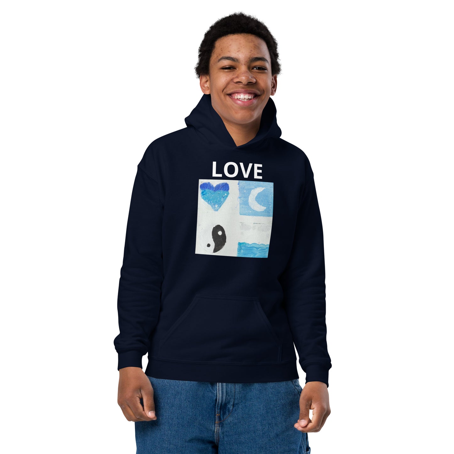 LOVE By ZOEY Youth heavy blend hoodie