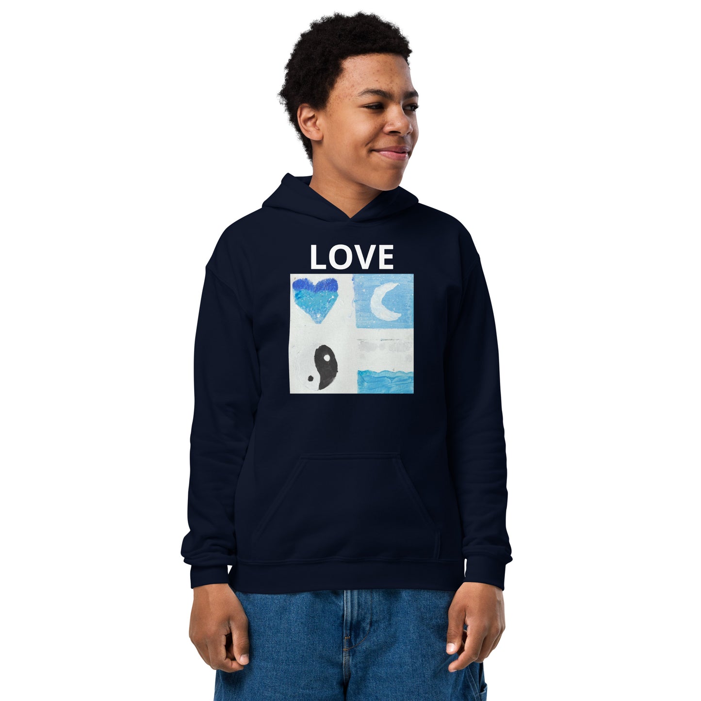 LOVE By ZOEY Youth heavy blend hoodie