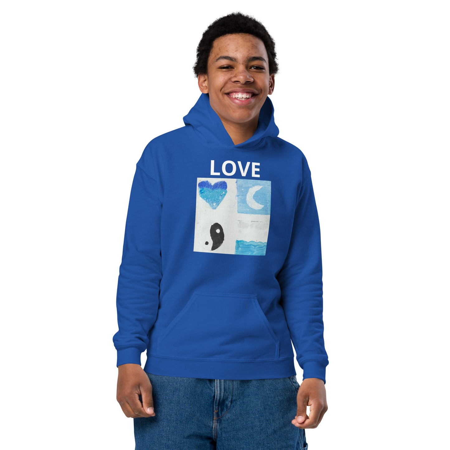 LOVE By ZOEY Youth heavy blend hoodie