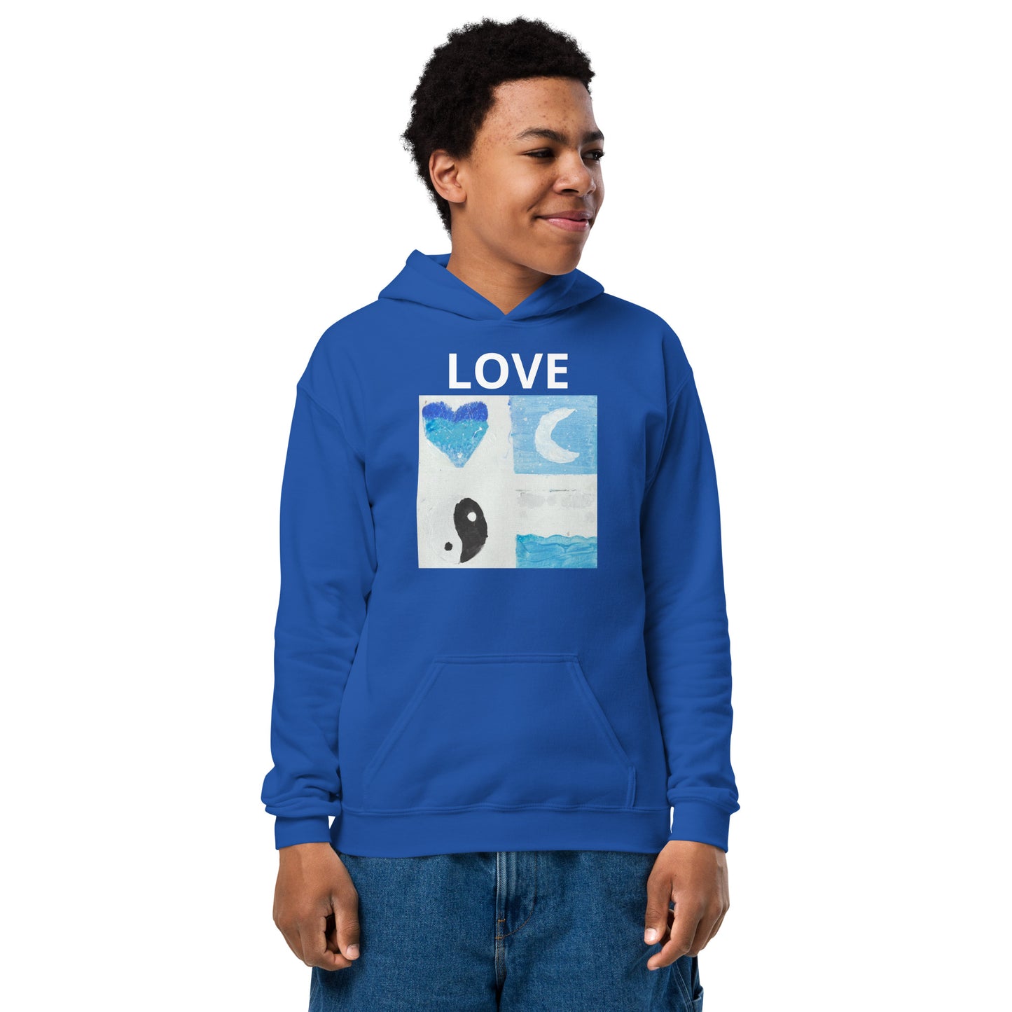 LOVE By ZOEY Youth heavy blend hoodie