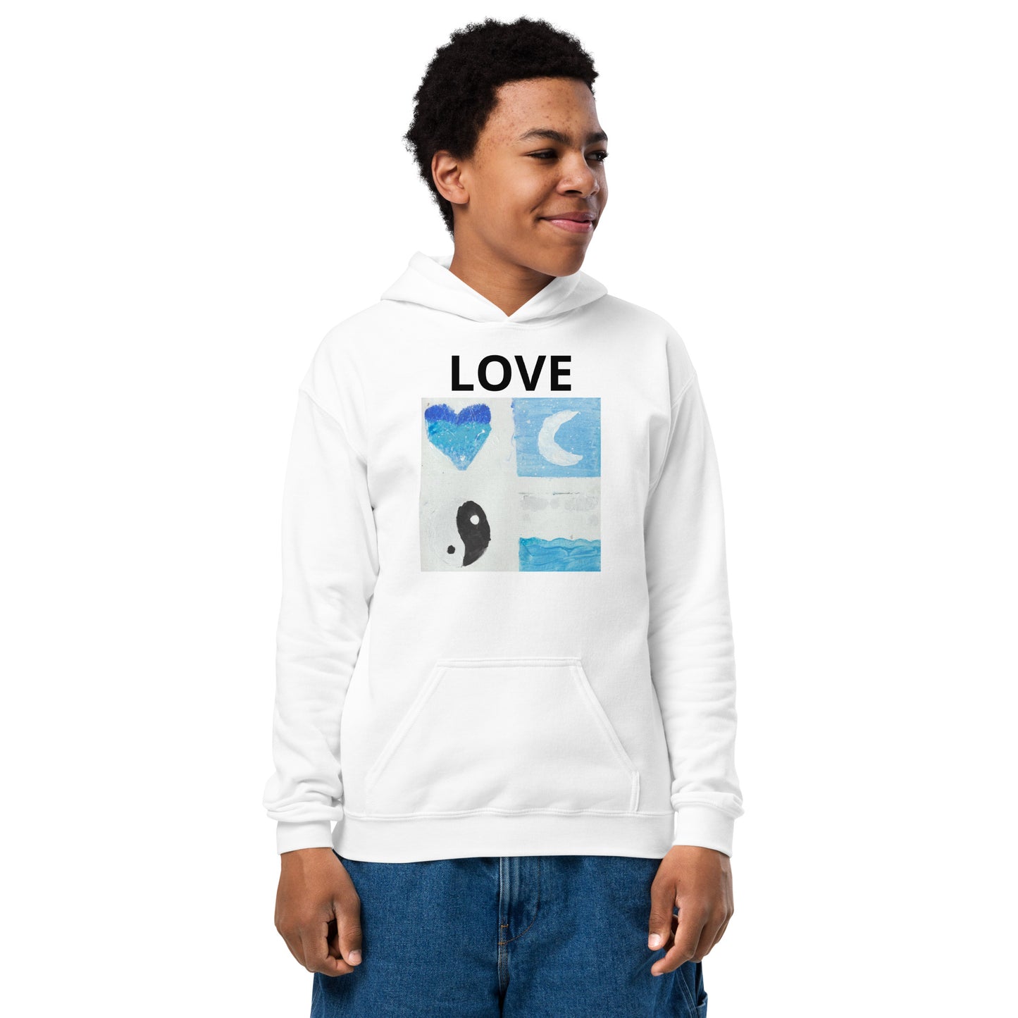LOVE By ZOEY Youth heavy blend hoodie