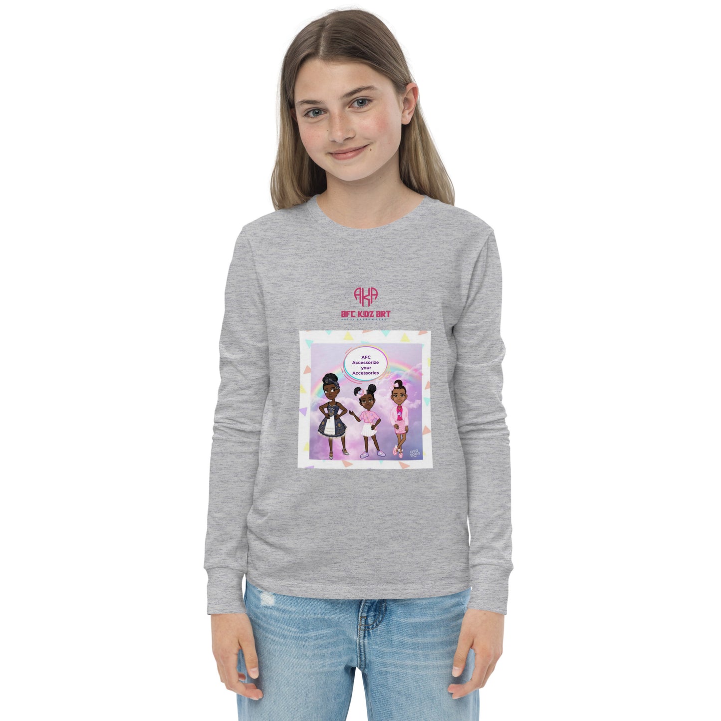 AFC Kidz Art™ Presents AYA™ Limited Edition Youth long sleeve tee