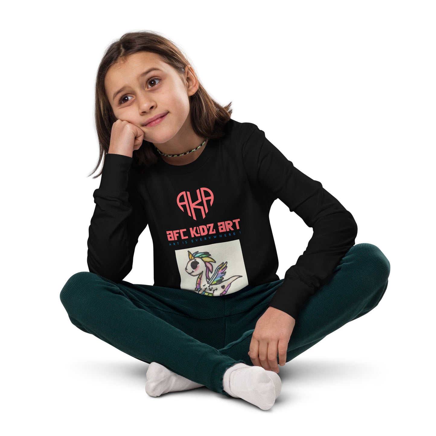 AKA™ SANJ™ Flamer Youth long sleeve tee