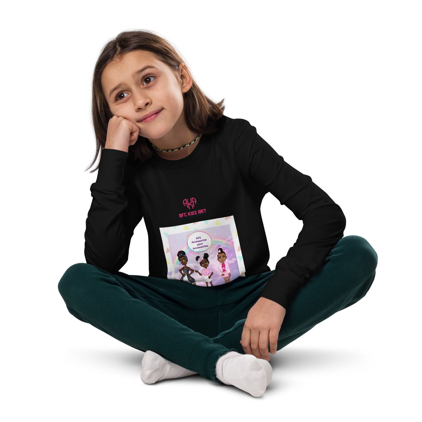 AFC Kidz Art™ Presents AYA™ Limited Edition Youth long sleeve tee