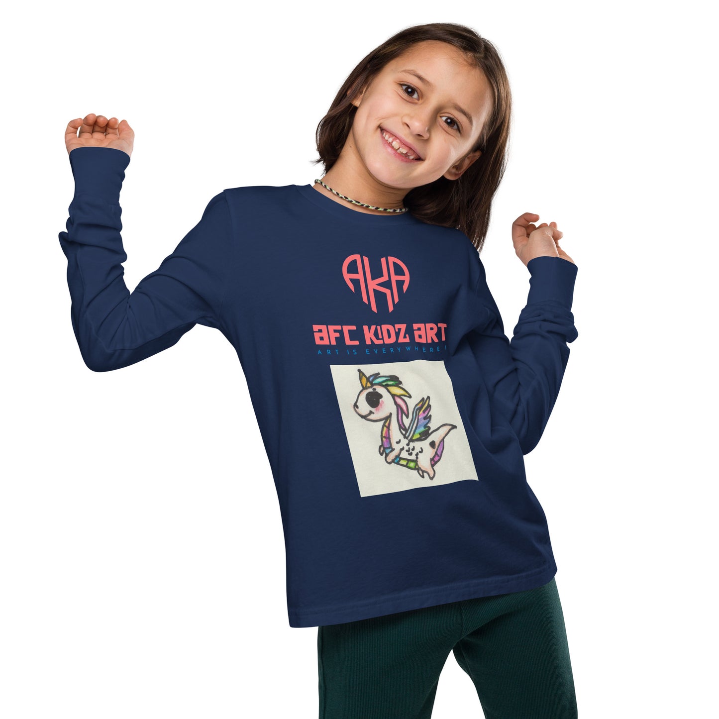 AKA™ SANJ™ Flamer Youth long sleeve tee