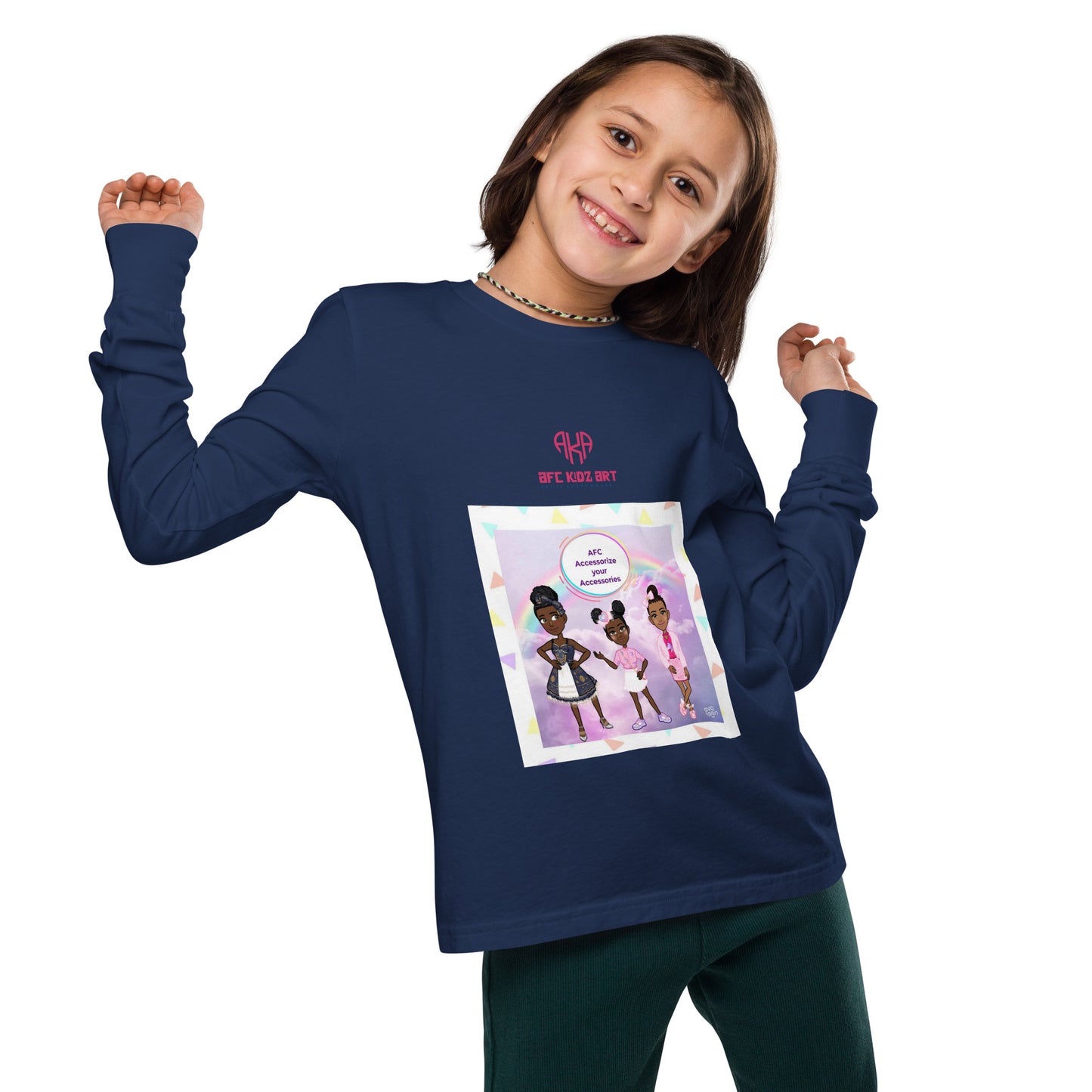 AFC Kidz Art™ Presents AYA™ Limited Edition Youth long sleeve tee