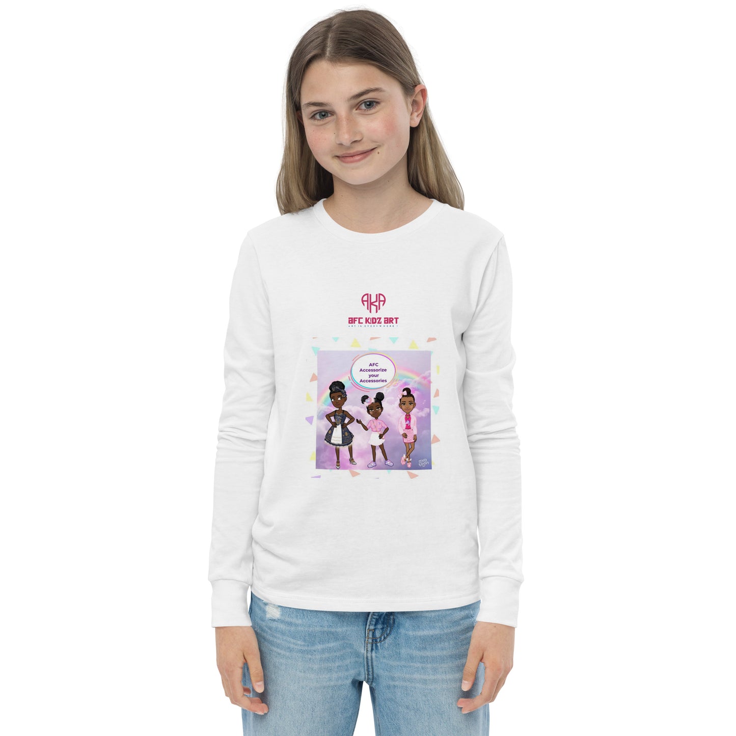 AFC Kidz Art™ Presents AYA™ Limited Edition Youth long sleeve tee
