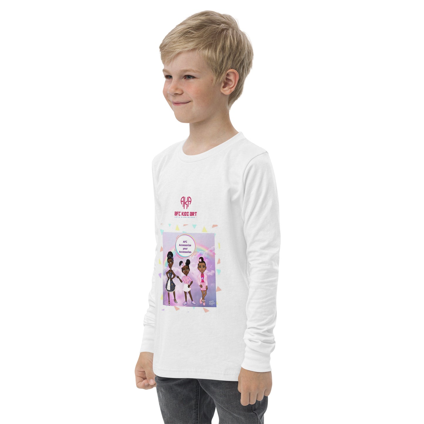 AFC Kidz Art™ Presents AYA™ Limited Edition Youth long sleeve tee
