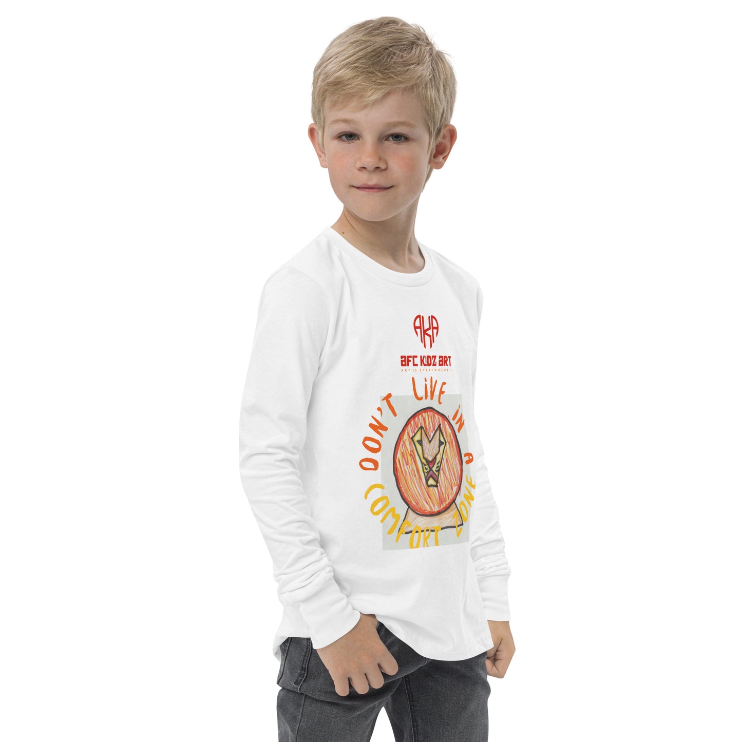 AKA™ SANJ™ Lion Youth long sleeve tee