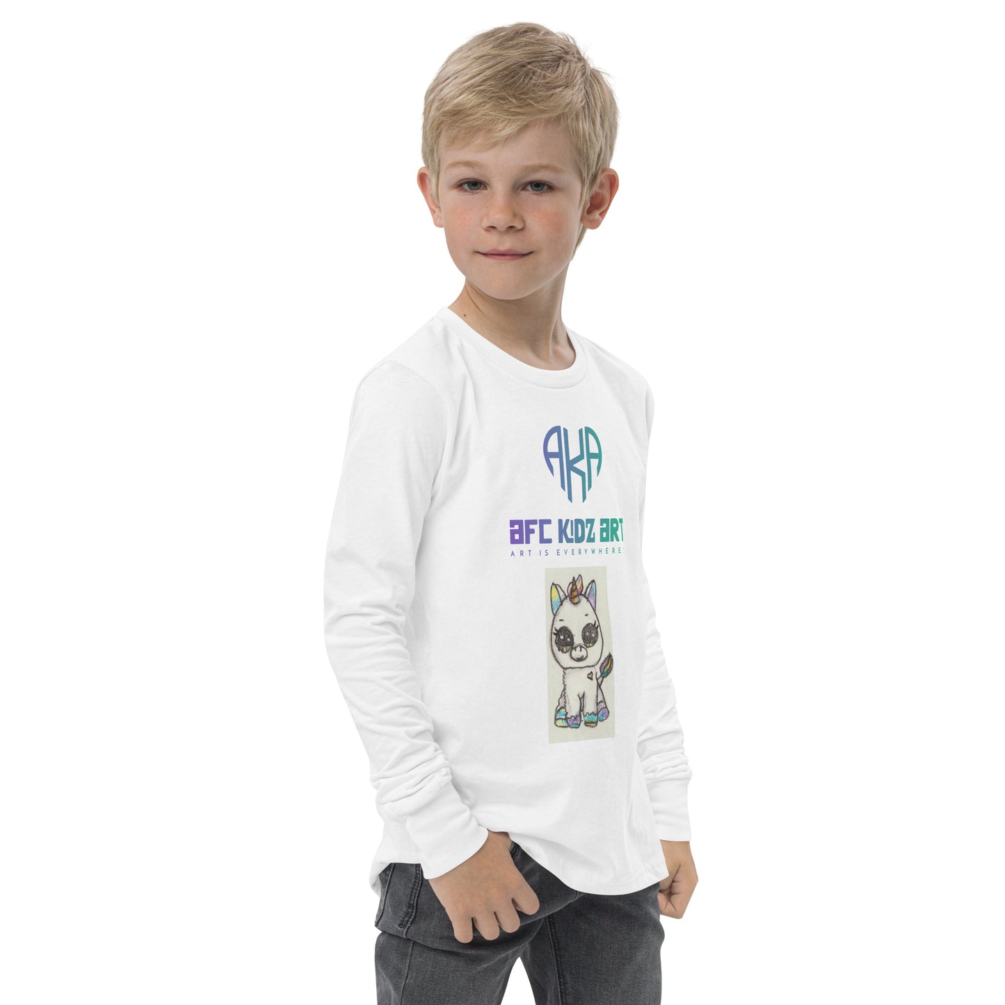 AKA™ SANJ™ Rainebow Youth long sleeve tee