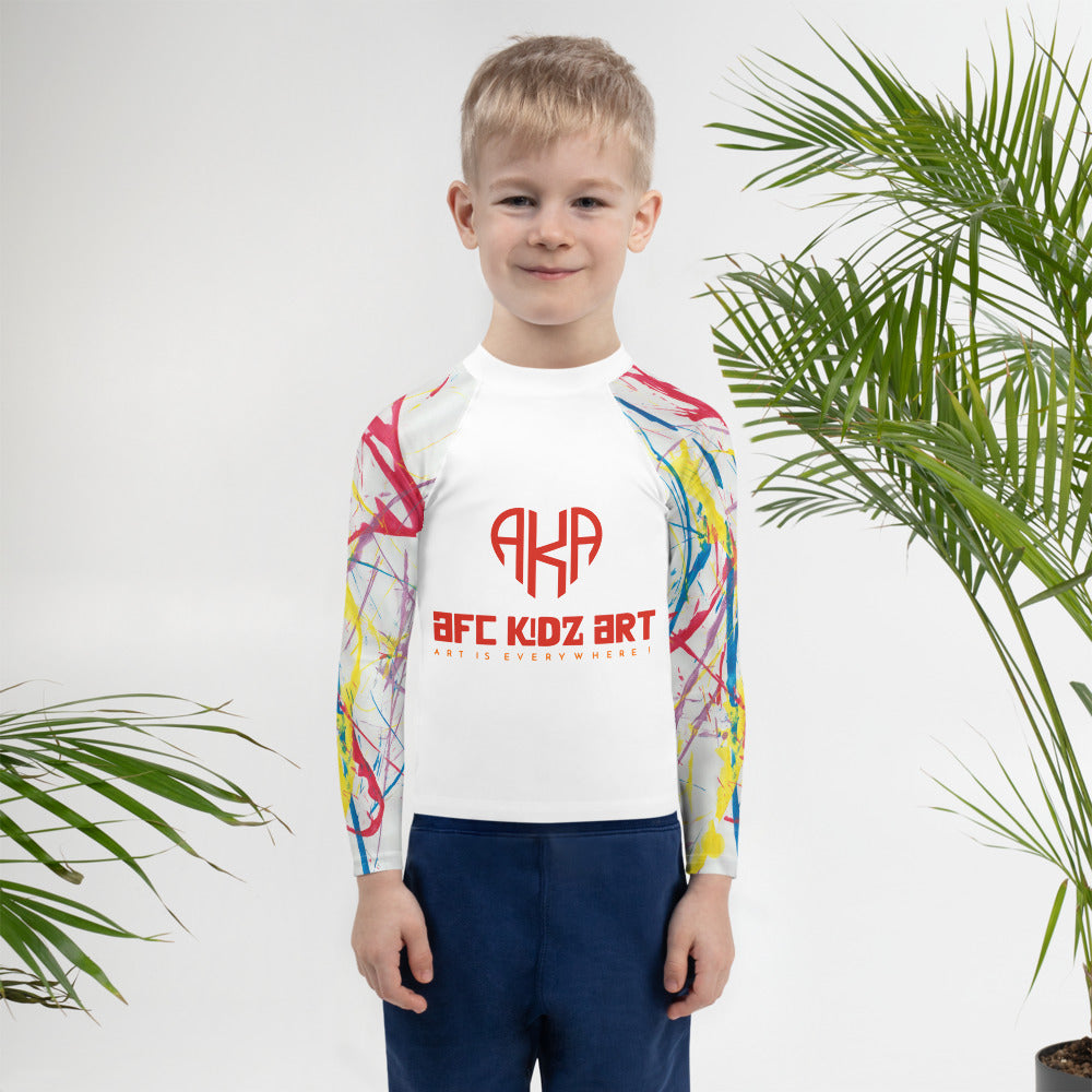 AFC Kidz Art™ Abstract Expression kids long sleeve shirt