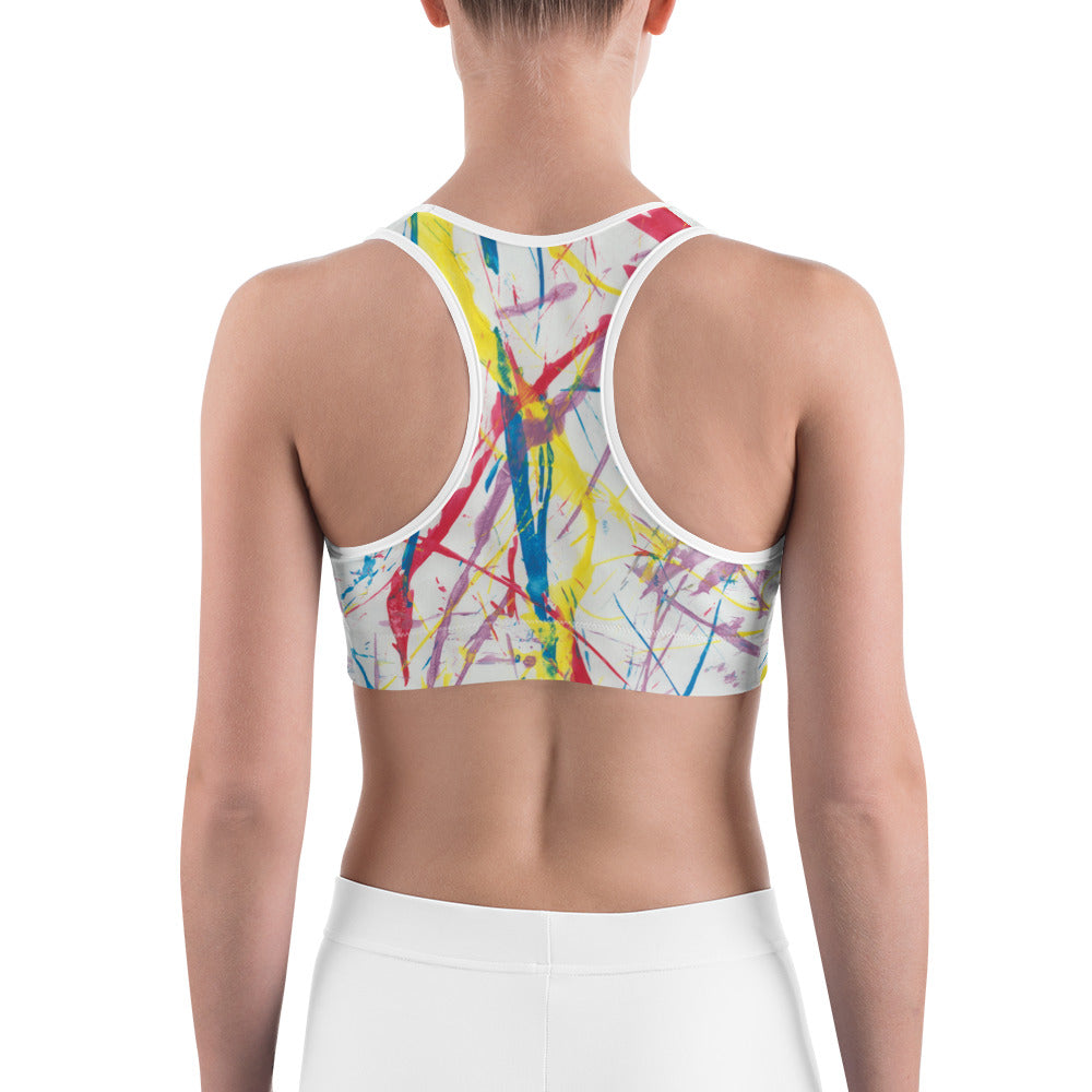 AFC Kidz Art™ Abstract Expression Sports bra